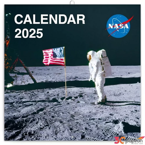 Falinaptár 2025 NASA lemeznaptár 30x30cm Realsystem 2025 kollekció!