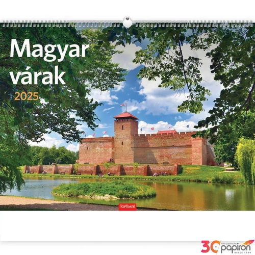 Falinaptár 2025 T093 Magyar várak Toptimer 2025 kollekció!