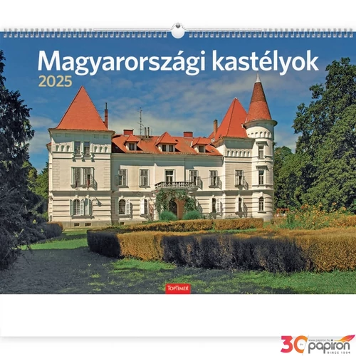 Falinaptár 2025 T093 Magyarországi Kastélyok Toptimer 2025 kollekció!