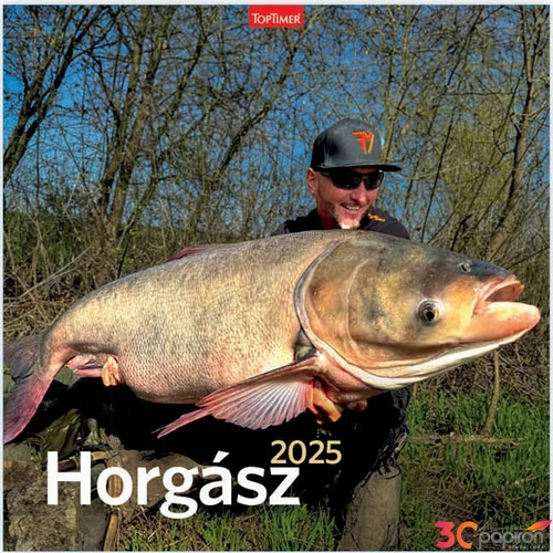 Falinaptár 2025 T098 Horgásznaptár Toptimer 2025 kollekció!