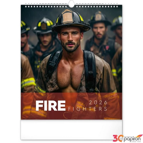 Falinaptár 2026 Dreamy Firefig 6087-DF spirálos 30×34cm Realsystem 2026 kollekció!