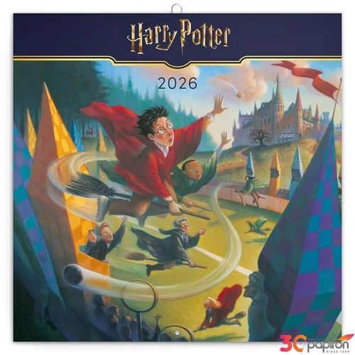 Falinaptár 2026 Harry Potter 6096-HP lemeznaptár 30×30cm Realsystem 2026 kollekció!