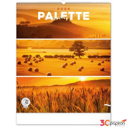 Falinaptár 2026 Palette, 48×56 cm Realsystem 2026 kollekció!