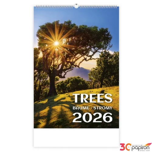 Falinaptár 2026 T091 Trees Toptimer 2026 kollekció!