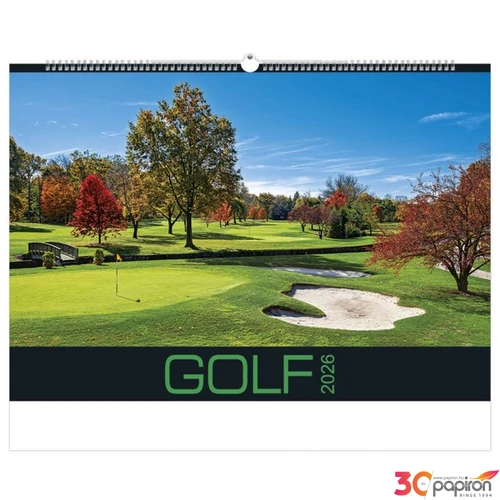 Falinaptár 2026 T092 Golf Toptimer 2026 kollekció!