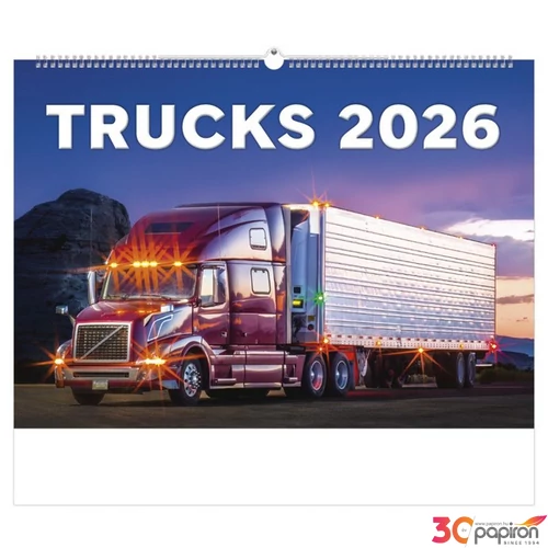 Falinaptár 2026 T092 Trucks Toptimer 2026 kollekció!