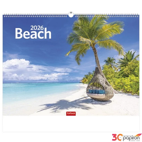 Falinaptár 2026 T093 Beach Toptimer 2026 kollekció!