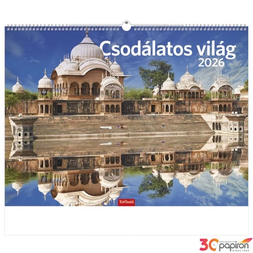 Falinaptár 2026 T093 Csodálatos Világ Toptimer 2026 kollekció!