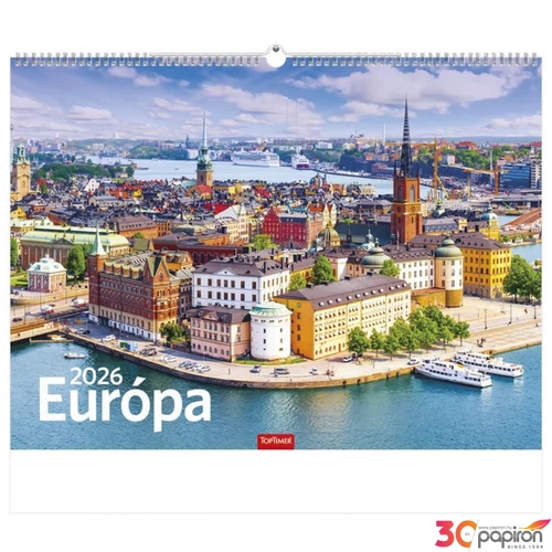 Falinaptár 2026 T093 Európa Toptimer 2026 kollekció!