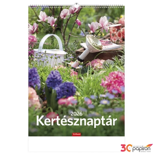 Falinaptár 2026 T093 Kertésznaptár Toptimer 2026 kollekció!