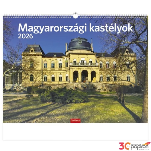 Falinaptár 2026 T093 Magyarországi Kastélyok Toptimer 2026 kollekció!