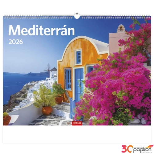 Falinaptár 2026 T093 Mediterrán Toptimer 2026 kollekció!