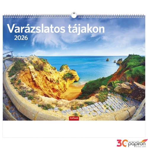 Falinaptár 2026 T093 Varázslatos Tájakon Toptimer 2026 kollekció!