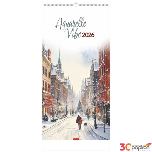 Falinaptár 2026 T095 Aquarelle Vibe Toptimer 2026 kollekció!