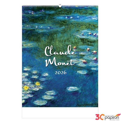 Falinaptár 2026 T096 Claude Monet Toptimer 2026 kollekció!