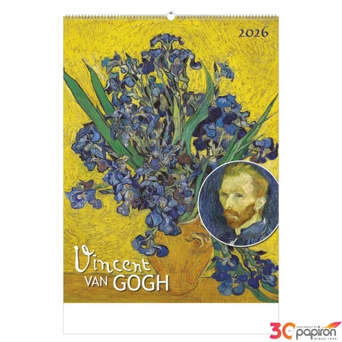 Falinaptár 2026 T096 Vincent Van Gogh Toptimer 2026 kollekció!