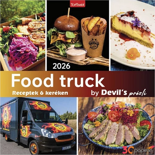 Falinaptár 2026 T098 Food Truck Toptimer 2026 kollekció!