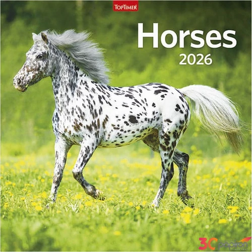 Falinaptár 2026 T098 Horses Toptimer 2026 kollekció!