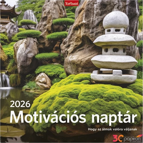Falinaptár 2026 T098 Motivációs Naptár Toptimer 2026 kollekció!