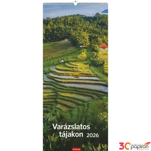 Falinaptár 2026 T099 Varázslatos Tájakon Toptimer 2026 kollekció!