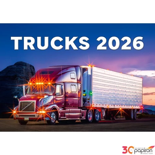 Falinaptár 2026 Trucks Dayliner 2026-os kollekció
