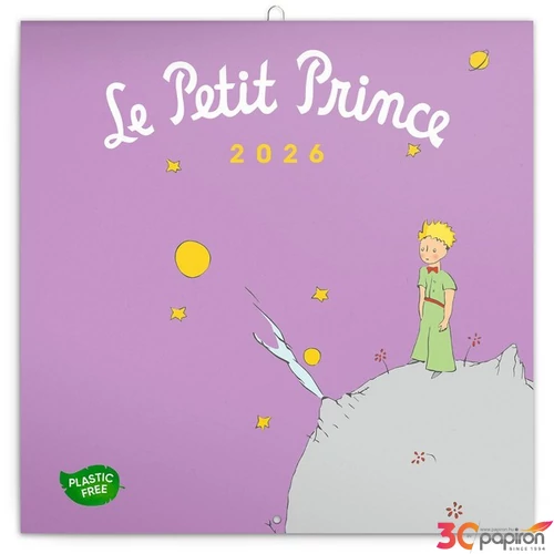 Falinaptár 2026 Le Petit Princ 6096-LP lemeznaptár 30×30cm Realsystem 2026 kollekció!