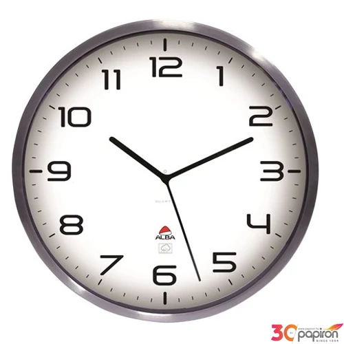 Falióra Alba TechTime Falióra 38cm Horissimo ezüst BHOREXTRA