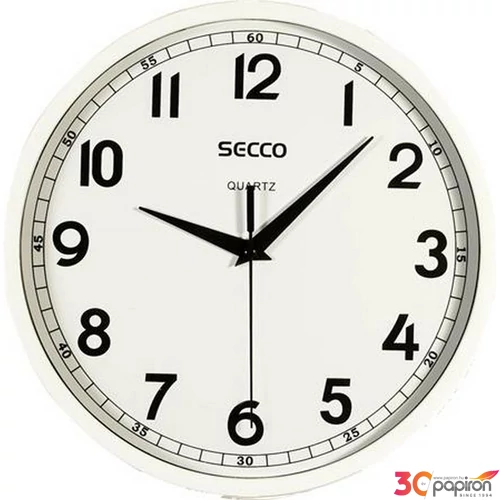 Falióra, 24,5 cm, SECCO fehér