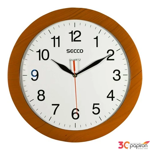 Falióra SECCO 30cm, fahatású keret DFA009