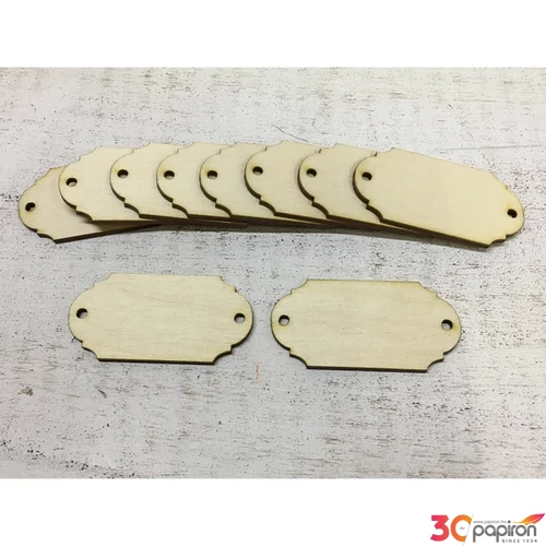 Fatábla egyenes címtábla 3, 5cmx7cmx3mm 10db/cs