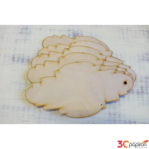 Fatábla felirat, Fa figura tábla barokk 10cmx20cmx3mm 5db/cs