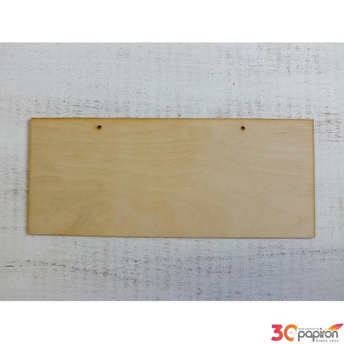 Fatábla felirat tábla, tégla forma 28cmx11, 5cmx3mm
