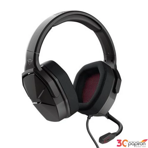 Fejhallgató mikrofonnal gaming TRUST GXT4371 Ward fekete