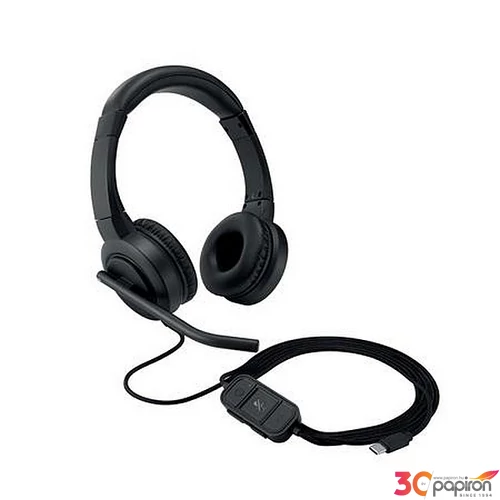 Fejhallgató mikrofonnal USB-C KENSINGTON H1000 