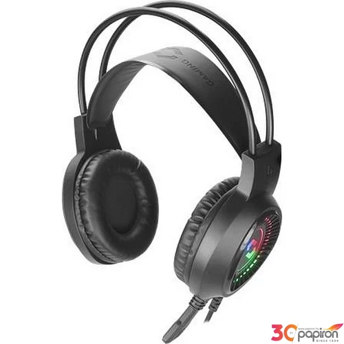 Fejhallgató mikrofonnal vezetékes gaming 2x3.5mm jack + USB-A SPEEDLINK  Voltor LED  feke