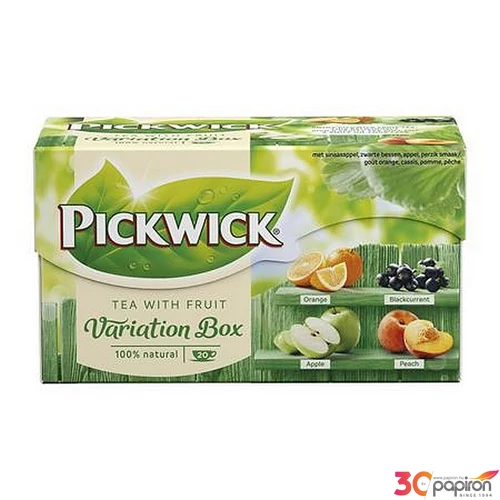 Fekete tea 20x1,5g PICKWICK Variációk Zöld narancs feketeribizli alma őszibarack