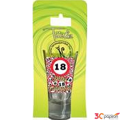 Üveg felespohár  Boldog szülin 75ml, 20-as