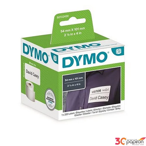Feliratozó szalag Dymo54x101mm DYMO 99014/S0722430 Feliratozógéphez szalagok