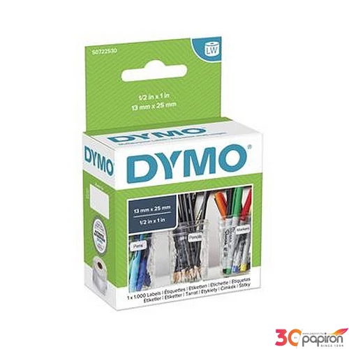 Feliratozó szalag Dymo 13x25mm DYMO 11353/S0722530 Etikettnyomtatókhoz etikettek