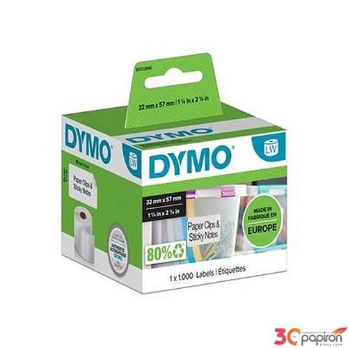 Feliratozó szalag Dymo 32x57mm DYMO S0722540 Etikettnyomtatókhoz etikettek