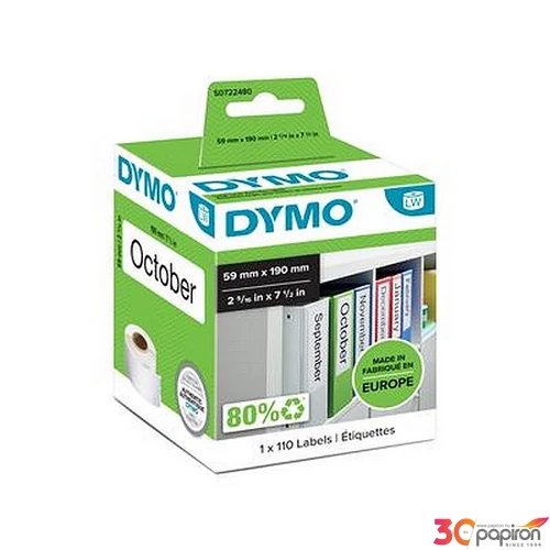 Feliratozó szalag Dymo 59mm DYMO S0722480 Etikettnyomtatókhoz etikettek