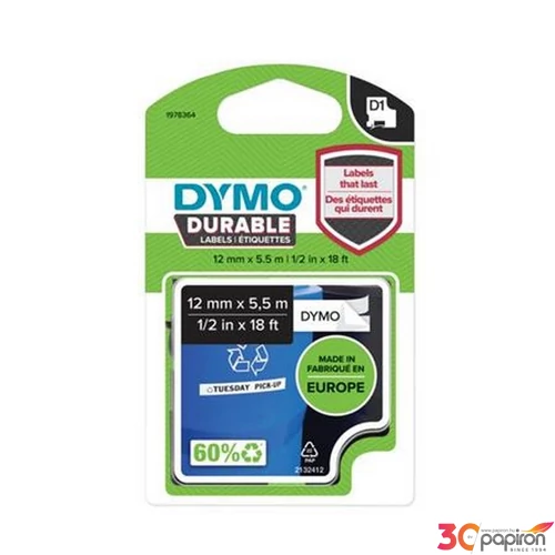 Feliratozógép szalag DYMO DYMO "D1 12 mm x 5,5m