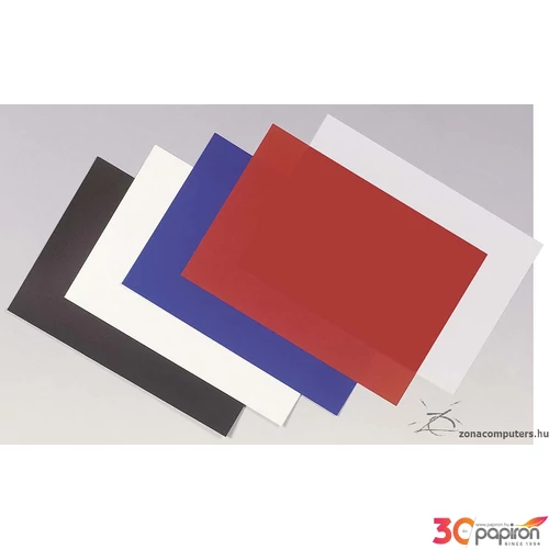 Spirál hátlap Fellowes Chromo A4 250gr fényes hátlap, kék 100db/csom