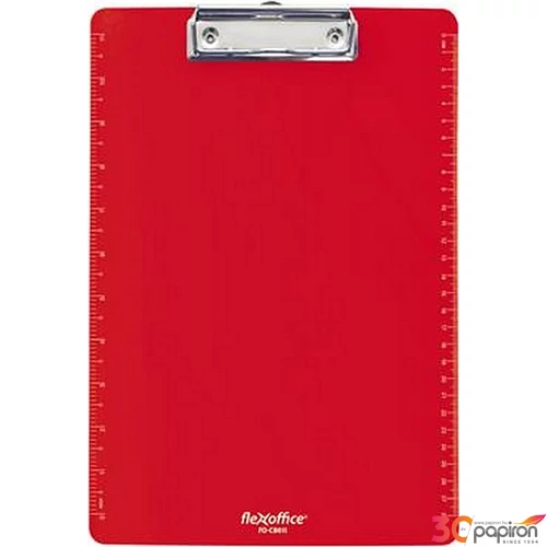 Felírótábla A4 Flexoffice műanyag piros FLEXOFFICE FO-CB011RED