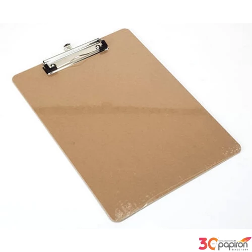 Felírótábla A4 MDF csiptetős tábla, fa