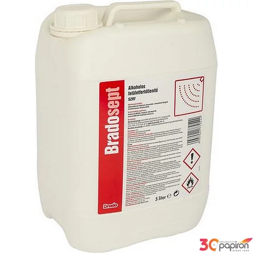 Felület fertőtlenítőszer alkoholos 5 l BRADOSEPT