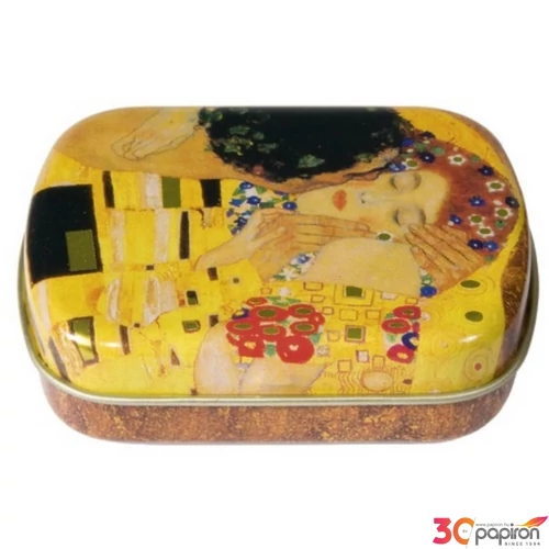 Fémdoboz 6,3x1,8x5,2cm Klimt: The Kiss
