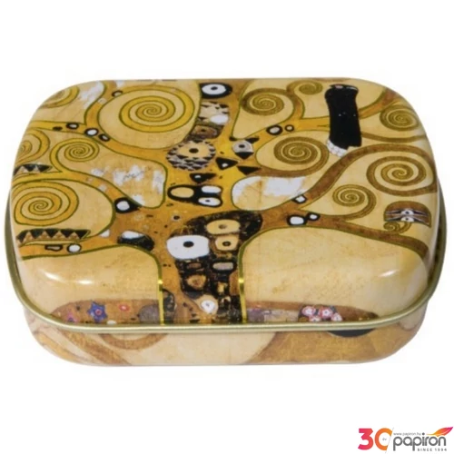 Fémdoboz 6,3x1,8x5,2cm Klimt: Életfa