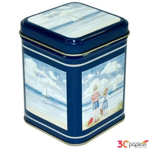 Fémdoboz 71x71x93mm Holiday