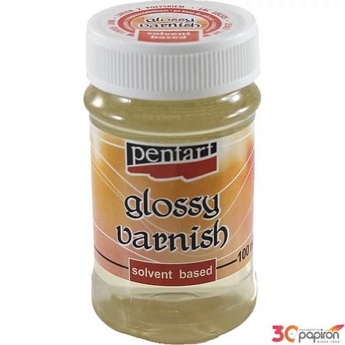 Fényes lakk oldószeres 100ml Pentart